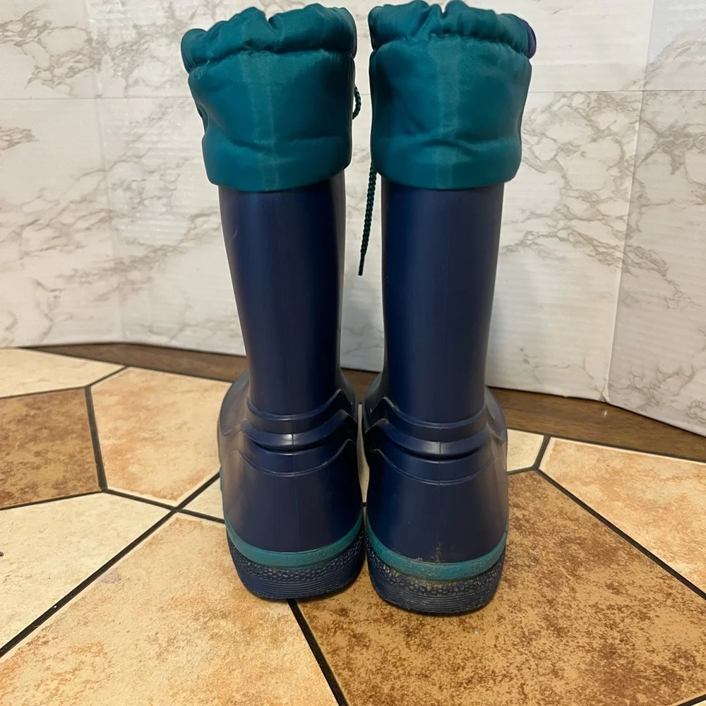 Vintage L.L Bean La Crosse Rubber Duck Rain Boots Blue USA MADE Men’s Size 6